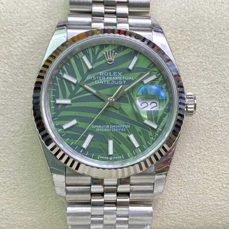 【GM工場】ロレックスコピー n級品M126234-0047 デイトジャスト グリーンバーム 36mm